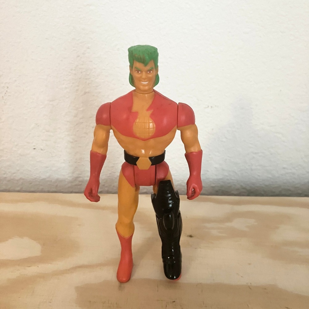 Tiger Toys Captain Planet - Captain Planet Anti Radiation Armor Rare Orange 1991